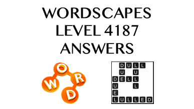 Wordscapes Level 4187 Answers