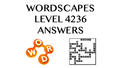 Wordscapes Level 4236 Answers