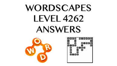 Wordscapes Level 4262 Answers