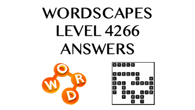 Wordscapes Level 4266 Answers