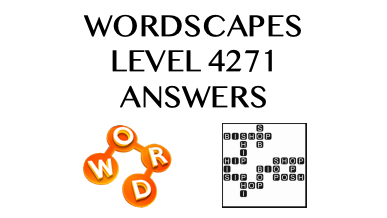 Wordscapes Level 4271 Answers