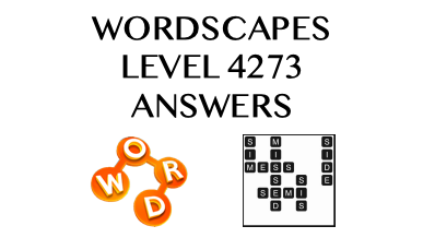 Wordscapes Level 4273 Answers