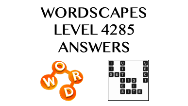 Wordscapes Level 4285 Answers