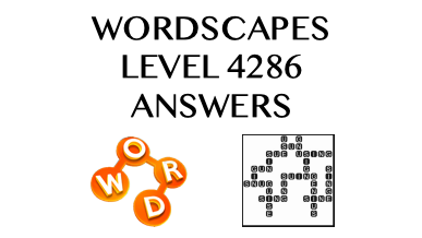 Wordscapes Level 4286 Answers