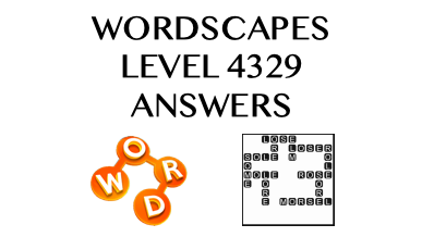 Wordscapes Level 4329 Answers