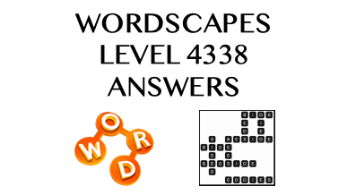 Wordscapes Level 4338 Answers