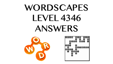 Wordscapes Level 4346 Answers