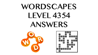 Wordscapes Level 4354 Answers