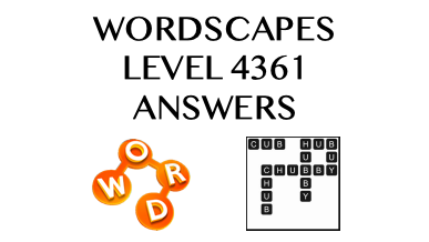 Wordscapes Level 4361 Answers