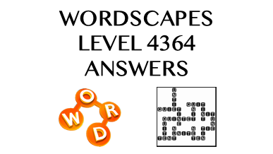 Wordscapes Level 4364 Answers