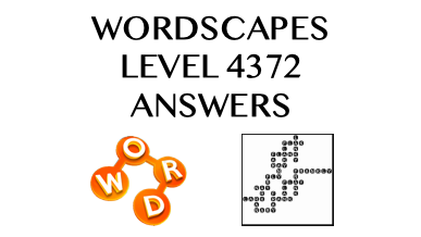 Wordscapes Level 4372 Answers
