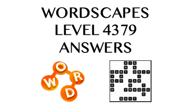 Wordscapes Level 4379 Answers