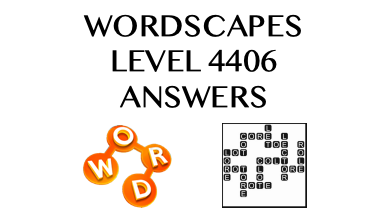 Wordscapes Level 4406 Answers