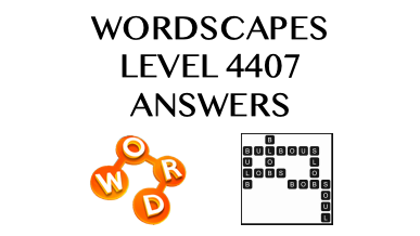Wordscapes Level 4407 Answers