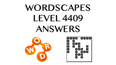 Wordscapes Level 4409 Answers