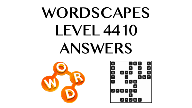 Wordscapes Level 4410 Answers