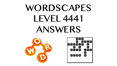 Wordscapes Level 4441 Answers
