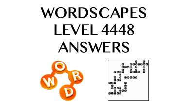 Wordscapes Level 4448 Answers
