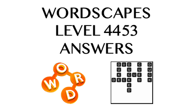 Wordscapes Level 4453 Answers