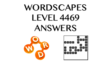 Wordscapes Level 4469 Answers