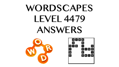Wordscapes Level 4479 Answers