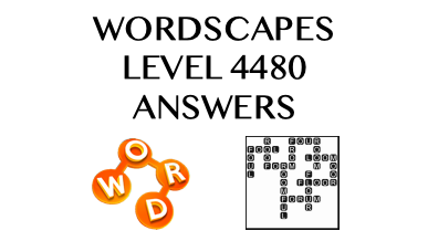 Wordscapes Level 4480 Answers