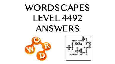 Wordscapes Level 4492 Answers