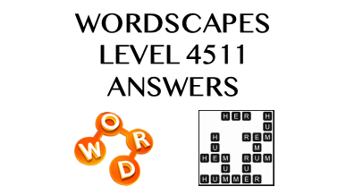 Wordscapes Level 4511 Answers