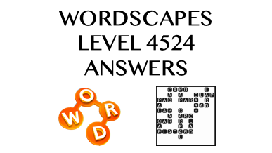 Wordscapes Level 4524 Answers