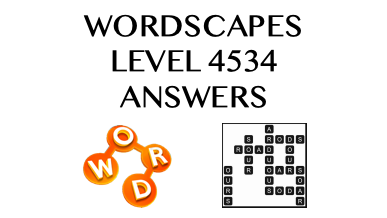 Wordscapes Level 4534 Answers