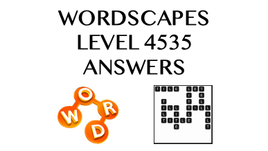 Wordscapes Level 4535 Answers