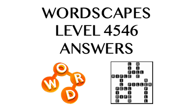 Wordscapes Level 4546 Answers