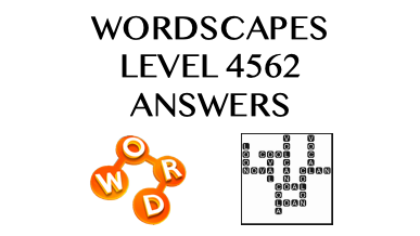 Wordscapes Level 4562 Answers