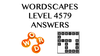 Wordscapes Level 4579 Answers