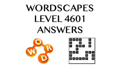 Wordscapes Level 4601 Answers