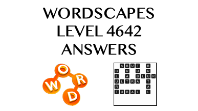 Wordscapes Level 4642 Answers