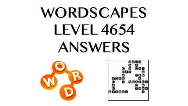 Wordscapes Level 4654 Answers