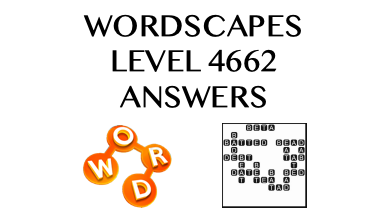 Wordscapes Level 4662 Answers
