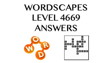 Wordscapes Level 4669 Answers