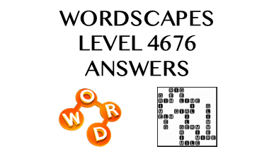 Wordscapes Level 4676 Answers