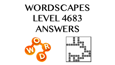 Wordscapes Level 4683 Answers