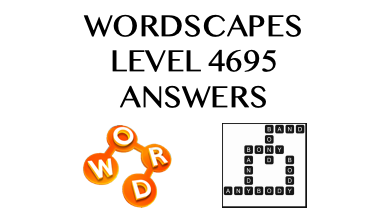 Wordscapes Level 4695 Answers