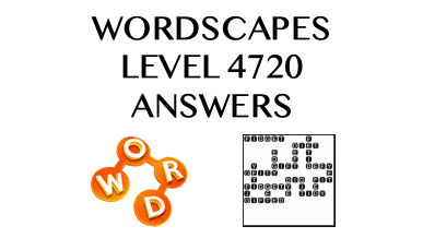 Wordscapes Level 4720 Answers