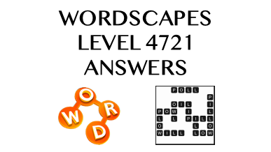 Wordscapes Level 4721 Answers
