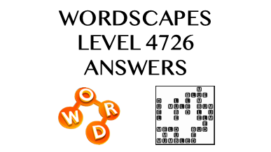 Wordscapes Level 4726 Answers