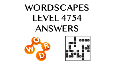 Wordscapes Level 4754 Answers