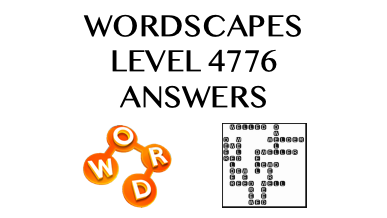 Wordscapes Level 4776 Answers