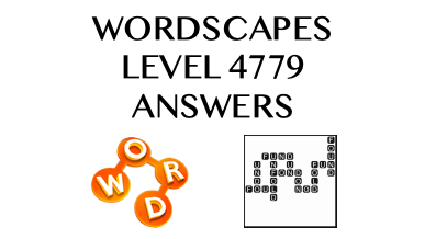 Wordscapes Level 4779 Answers