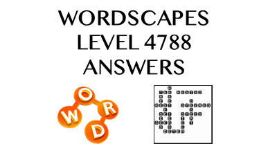 Wordscapes Level 4788 Answers