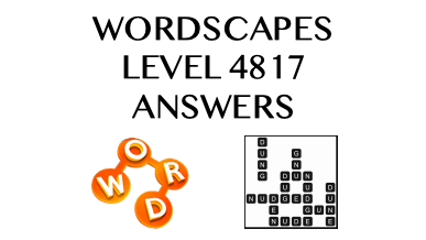 Wordscapes Level 4817 Answers